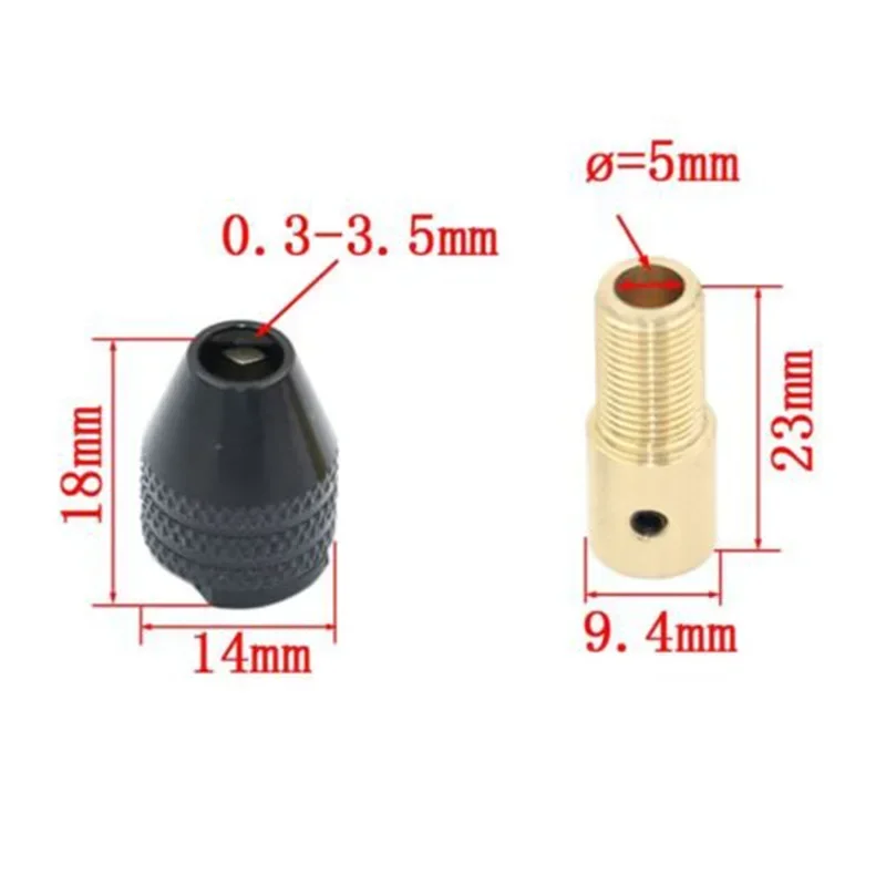 Set Drill Chuck Small Tools Mini Parts Replacement 0.3-3.5mm Aluminum Alloy Electronic Kit Brand New High Quality
Set Drill Chuck Small Tools Mini Parts Replacement 0.3-3.5mm Aluminum Alloy Electronic Kit Brand New High Quality