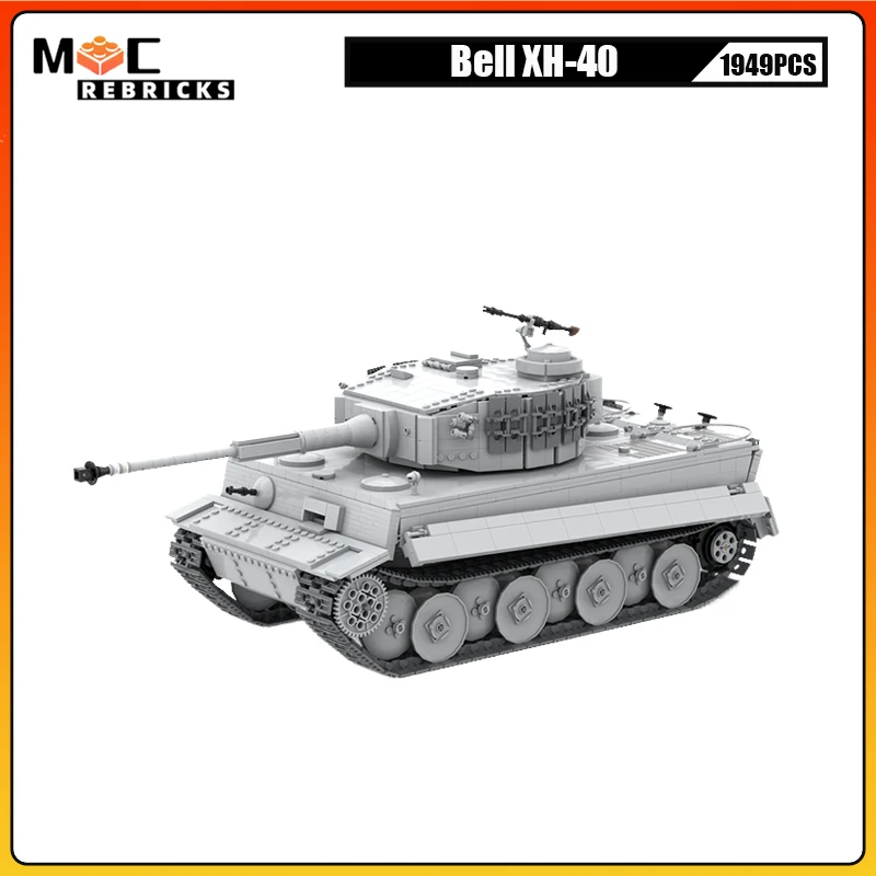 Армейское оружие времен Второй мировой войны, масштаб 1/16, немецкий тигр, I Ausf E, тяжелый танк MOC, строительные блоки, бронированная боевая машина, кирпичи, игрушки, рождественский подарок
Армейское оружие времен Второй мировой войны, масштаб 1/16, немецкий тигр, I Ausf E, тяжелый танк MOC, строительные блоки, бронированная боевая машина, кирпичи, игрушки, рождественский подарок