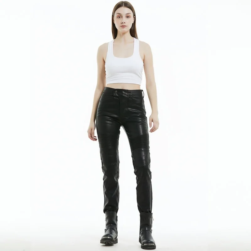 2026 New Ladies Warm Fleece Lined Biker Leather Pants, Retro Windproof Waterproof Winter Anti-Fall Motorcycle Riding Trousers
2026 New Ladies Warm Fleece Lined Biker Leather Pants, Retro Windproof Waterproof Winter Anti-Fall Motorcycle Riding Trousers