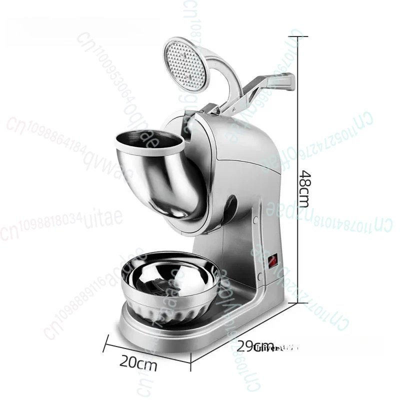 Ice Crusher Commercial Milk Tea Shop High Power Full-Automatic Shaved Ice Electric Stall Snowflake Ice Sand Machine
Ice Crusher Commercial Milk Tea Shop High Power Full-Automatic Shaved Ice Electric Stall Snowflake Ice Sand Machine