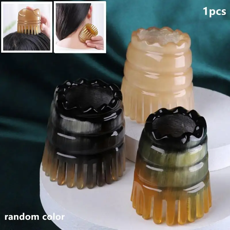 Scalp Massager Comb Buffalo Horn Dual Side Fine Tooth Detangler For Hair Growth Styling Acupressure Head Massage Women Men
Scalp Massager Comb Buffalo Horn Dual Side Fine Tooth Detangler For Hair Growth Styling Acupressure Head Massage Women Men