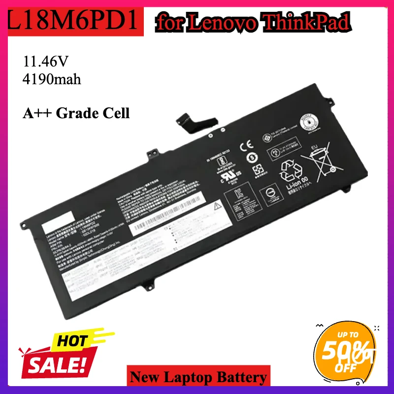 L18M6PD1 SB10K97655 02DL017 Аккумулятор для ноутбука Lenovo ThinkPad X390 X395 L18L6PD1 L18C6PD1 02DL019 02DL018 SB10K97656 Аккумулятор
L18M6PD1 SB10K97655 02DL017 Аккумулятор для ноутбука Lenovo ThinkPad X390 X395 L18L6PD1 L18C6PD1 02DL019 02DL018 SB10K97656 Аккумулятор