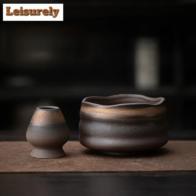 Retro Gilded Iron Glazed Coarse Pottery Tea Set Complete Set Matcha Whisk Japanese Matcha Set Kit Tea Holder Tea Ceremonial gift
Retro Gilded Iron Glazed Coarse Pottery Tea Set Complete Set Matcha Whisk Japanese Matcha Set Kit Tea Holder Tea Ceremonial gift