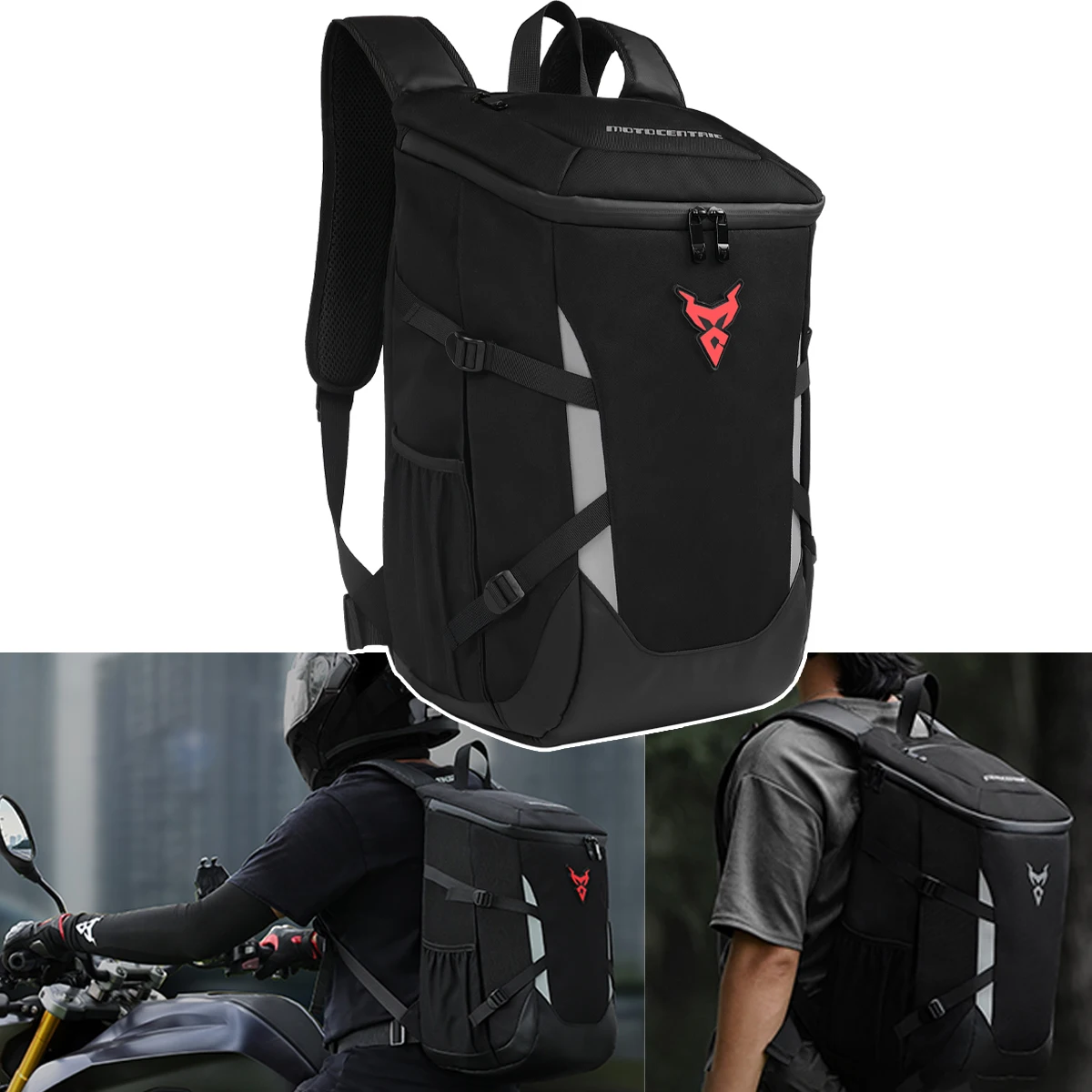 Large Capacity Multifunctional Motorcycle Helmet Bag Waterproof Motorcycle Riding Backpack Reflective Bicycle Travel Bag
Large Capacity Multifunctional Motorcycle Helmet Bag Waterproof Motorcycle Riding Backpack Reflective Bicycle Travel Bag