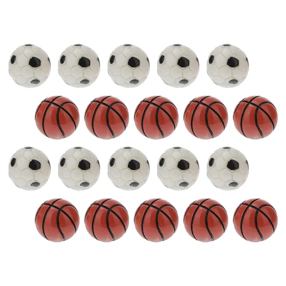 20Pcs Mini Soccer Basketball Sports Balls Lightweight Miniature House Decoration Mini Sports Ball Accessories Micro Landscape
20Pcs Mini Soccer Basketball Sports Balls Lightweight Miniature House Decoration Mini Sports Ball Accessories Micro Landscape