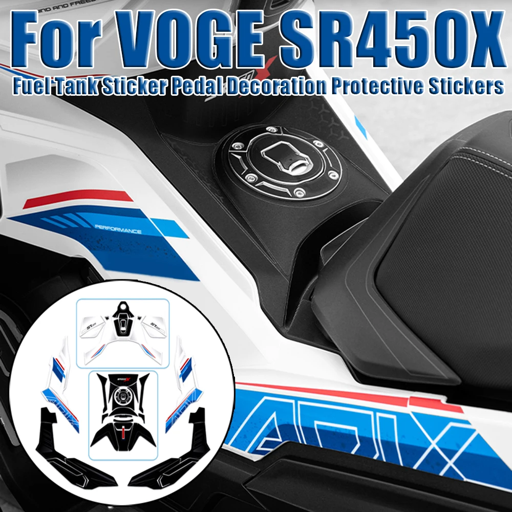 For VOGE SR450X SR 450X SR450 X Anti-scratch Fuel Tank Sticker Pedal Decoration Wear-resistant Protective Decal Stickers
For VOGE SR450X SR 450X SR450 X Anti-scratch Fuel Tank Sticker Pedal Decoration Wear-resistant Protective Decal Stickers