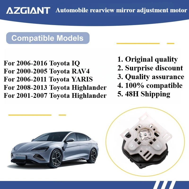 For 2006-2016 Toyota IQ/RAV4 2000-2005/YARIS 2006-2011 Car rearview mirror lens glass adjustment motor module original parts
For 2006-2016 Toyota IQ/RAV4 2000-2005/YARIS 2006-2011 Car rearview mirror lens glass adjustment motor module original parts