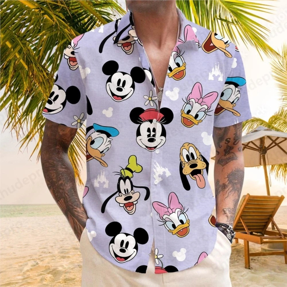 Disney Minnie Mouse 3d Hawaiian Shirts Men's Women Casual Short Sleeve Beach Shirts Summer Vacation Hawaii Shirts
Disney Minnie Mouse 3d Hawaiian Shirts Men's Women Casual Short Sleeve Beach Shirts Summer Vacation Hawaii Shirts
