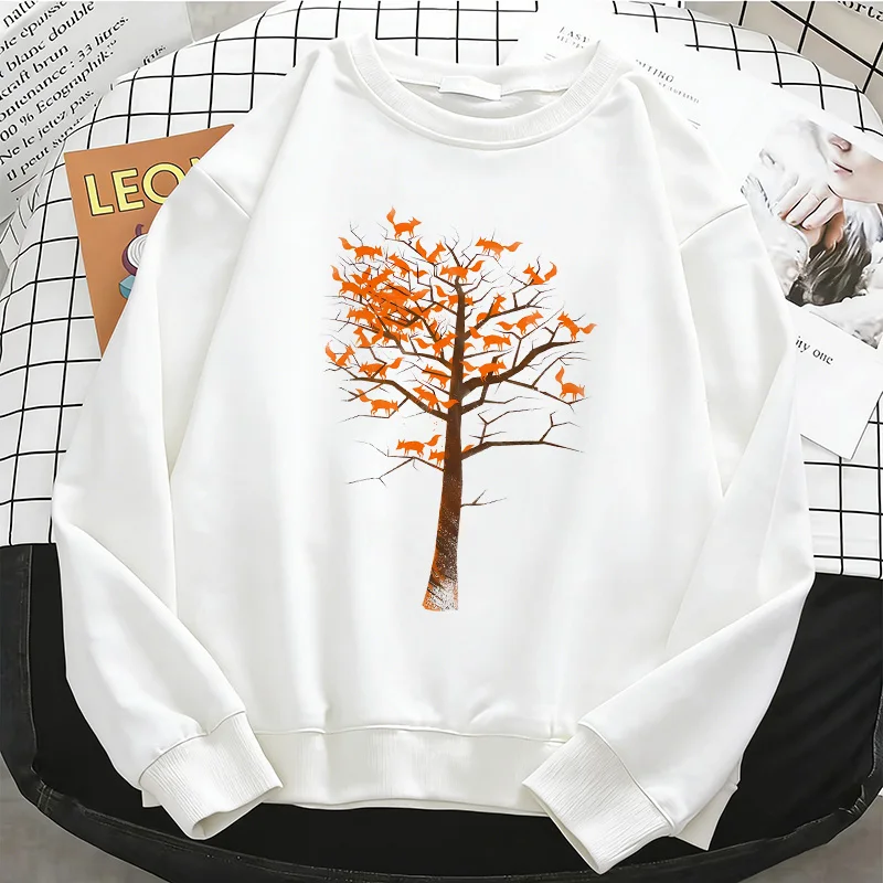 Funny Cat Climb Tree Printed Design Hoodies Basic Fleece Sweatshirt Soft O-Neck Pullover Casual Female Clothes
Funny Cat Climb Tree Printed Design Hoodies Basic Fleece Sweatshirt Soft O-Neck Pullover Casual Female Clothes