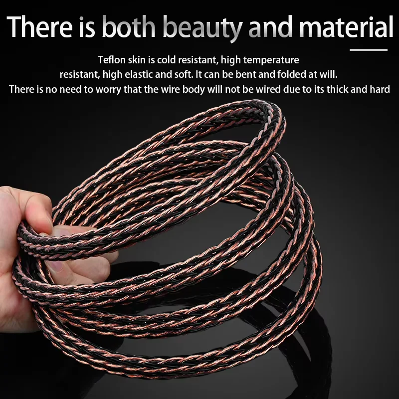 Hi-Fi аудио провод динамика OCC чистый медный сердечник оплетка усилитель Hi-Fi Hi-End Hi-Fi динамик оптом кабель для DIY
Hi-Fi аудио провод динамика OCC чистый медный сердечник оплетка усилитель Hi-Fi Hi-End Hi-Fi динамик оптом кабель для DIY