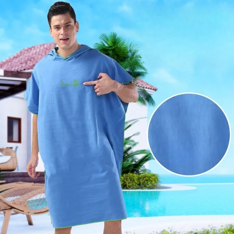 Microfiber Wearable Bath Towel Bathrobe Beach Quick-drying Bathrobe Adult Swimming Hooded Absorbent Bath Towel
Microfiber Wearable Bath Towel Bathrobe Beach Quick-drying Bathrobe Adult Swimming Hooded Absorbent Bath Towel