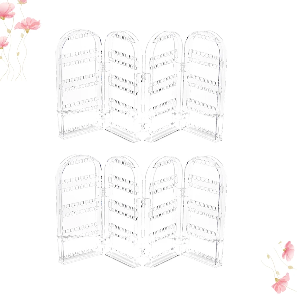 2 шт., стеллаж для выставки товаров для сережек, складная подставка для ювелирных изделий, органайзер для хранения держателя сережек, стеллаж для хранения инструментов
2 шт., стеллаж для выставки товаров для сережек, складная подставка для ювелирных изделий, органайзер для хранения держателя сережек, стеллаж для хранения инструментов