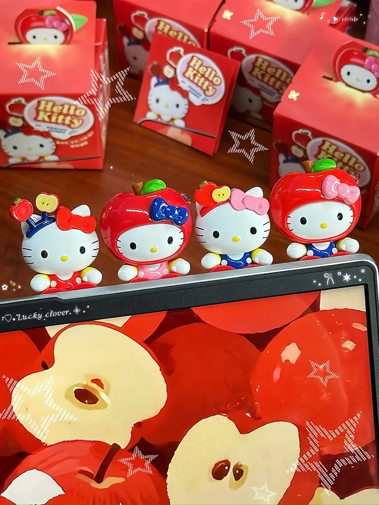 Hello Kitty Blind Box Figures Apple Party Series Cute Sticker Bean Ornaments For Scooter Phone Tablet Mirror Toy Collectors
Hello Kitty Blind Box Figures Apple Party Series Cute Sticker Bean Ornaments For Scooter Phone Tablet Mirror Toy Collectors