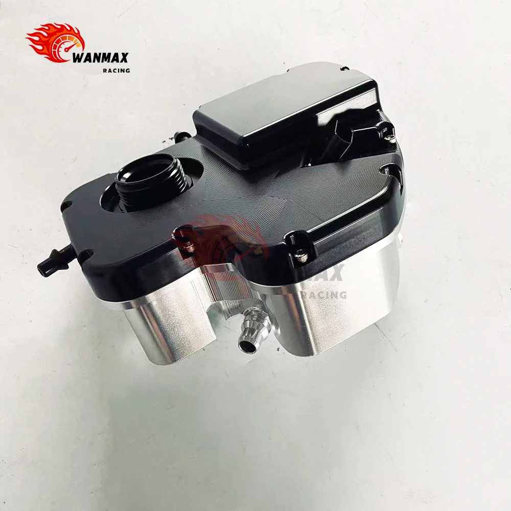 Black & Silver Aluminum Coolant Tank for BMW F90 M5/M5C - Upgraded Reinforced Cooling System Expansion Reservoir, Direct Fit
Black & Silver Aluminum Coolant Tank for BMW F90 M5/M5C - Upgraded Reinforced Cooling System Expansion Reservoir, Direct Fit