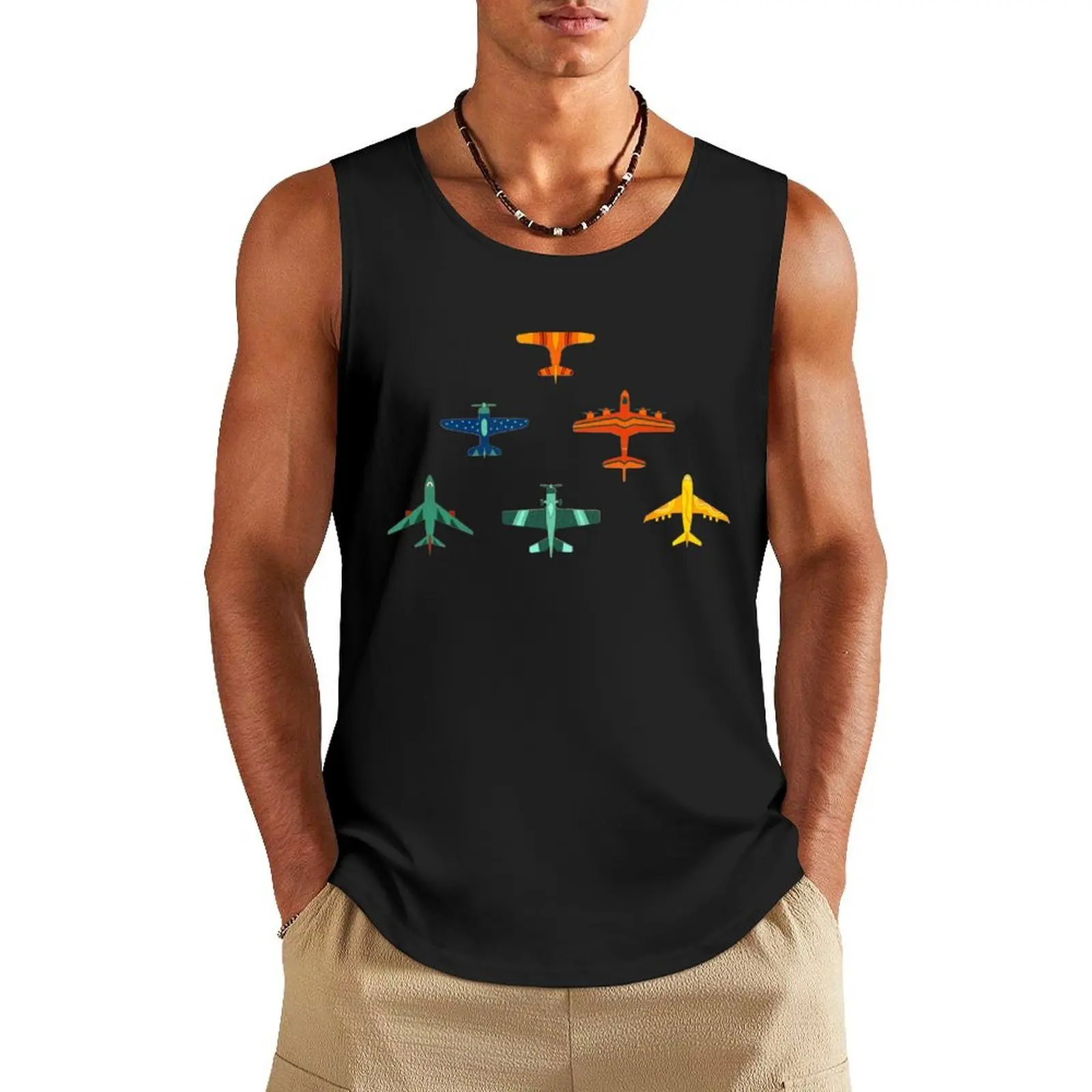 Vintage Airplanes and Cartography Tank Top gym top Sleeveless T-shirt sports vest Men sleeveless tee
Vintage Airplanes and Cartography Tank Top gym top Sleeveless T-shirt sports vest Men sleeveless tee