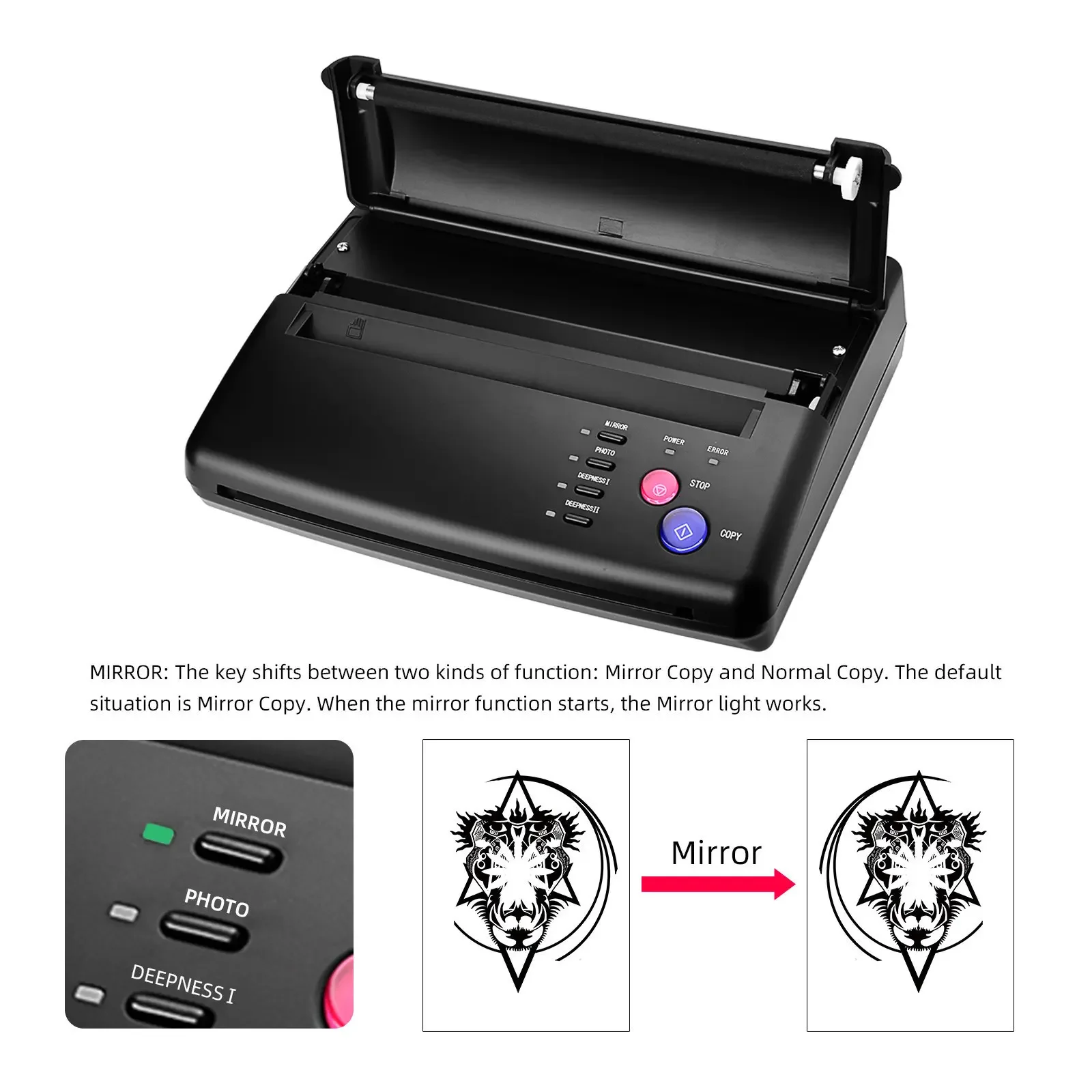 Professional Tattoo Stencil Maker Transfer Machine Flash Thermal Copier Printer Supplies Tool Drop Shipping
Professional Tattoo Stencil Maker Transfer Machine Flash Thermal Copier Printer Supplies Tool Drop Shipping
