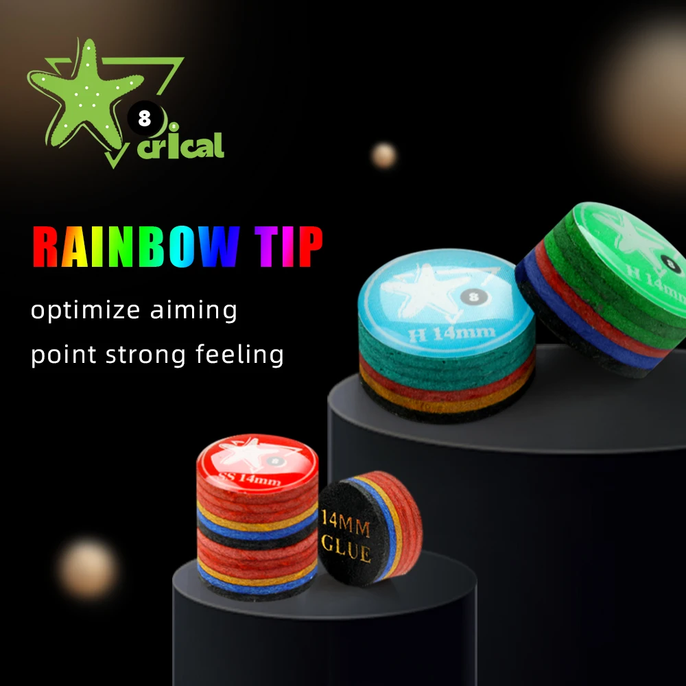 Насадки для бильярдного кия Crical Rainbow с 11 мм,/14 мм, 6 слоев свиной кожи M/H/S/MH/SS/SX, набор из 5 предметов для наконечника кия для снукера для бассейна
Насадки для бильярдного кия Crical Rainbow с 11 мм,/14 мм, 6 слоев свиной кожи M/H/S/MH/SS/SX, набор из 5 предметов для наконечника кия для снукера для бассейна