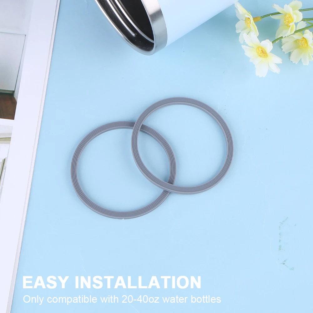 2Pcs Water Bottle Top Lid Parts Silicone Cap Mouth Plug Gasket Water Bottle Top Lid Gasket for Owala FreeSip 20-40oz Accessories
2Pcs Water Bottle Top Lid Parts Silicone Cap Mouth Plug Gasket Water Bottle Top Lid Gasket for Owala FreeSip 20-40oz Accessories