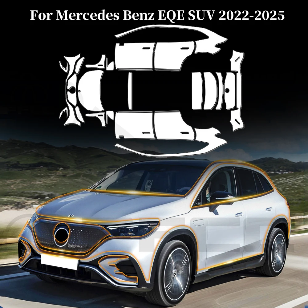Для Mercedes Benz EQE SUV 2022-2025 защитная пленка из ТПУ с защитой от царапин, прозрачный бюстгальтер для кузова автомобиля, устойчивый к PPF, невидимый
Для Mercedes Benz EQE SUV 2022-2025 защитная пленка из ТПУ с защитой от царапин, прозрачный бюстгальтер для кузова автомобиля, устойчивый к PPF, невидимый