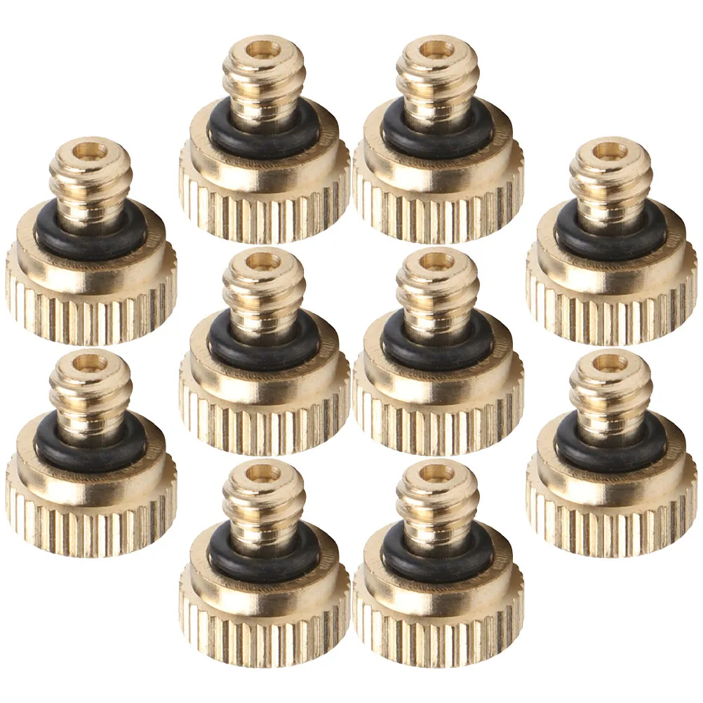 10 Pcs Hose Pipe Atomizing Nozzle for Garden Fountain Cooling Misting Nozzles Spray System Sprayer
10 Pcs Hose Pipe Atomizing Nozzle for Garden Fountain Cooling Misting Nozzles Spray System Sprayer