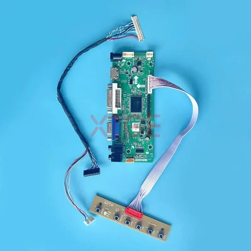 Плата контроллера монитора для CLAA089NA0ACW, CLAA089NA0BCW, 30-контактный LVDS-экран, 8,9 дюйма, совместимый с HDMI Комплект «сделай сам», VGA, DVI, 1024*600
Плата контроллера монитора для CLAA089NA0ACW, CLAA089NA0BCW, 30-контактный LVDS-экран, 8,9 дюйма, совместимый с HDMI Комплект «сделай сам», VGA, DVI, 1024*600
