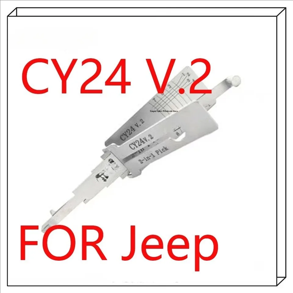 2026 NEW LISHI 2IN1 CY24 Locksmith Pick/Decoder CY24 V.2 for Chrysler Y159/Y157/CY24 Cerrajero Ganzua Lishi Locksmith Tools
2026 NEW LISHI 2IN1 CY24 Locksmith Pick/Decoder CY24 V.2 for Chrysler Y159/Y157/CY24 Cerrajero Ganzua Lishi Locksmith Tools