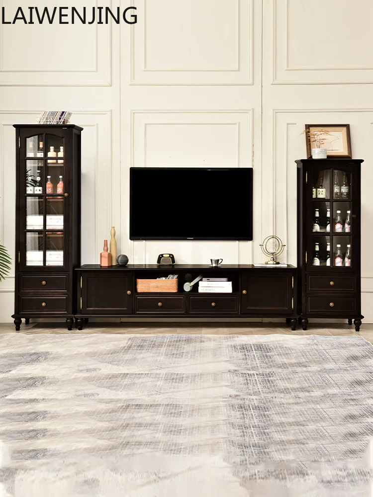 SGF solid wood TV cabinet combination convenient storage coffee table set
SGF solid wood TV cabinet combination convenient storage coffee table set