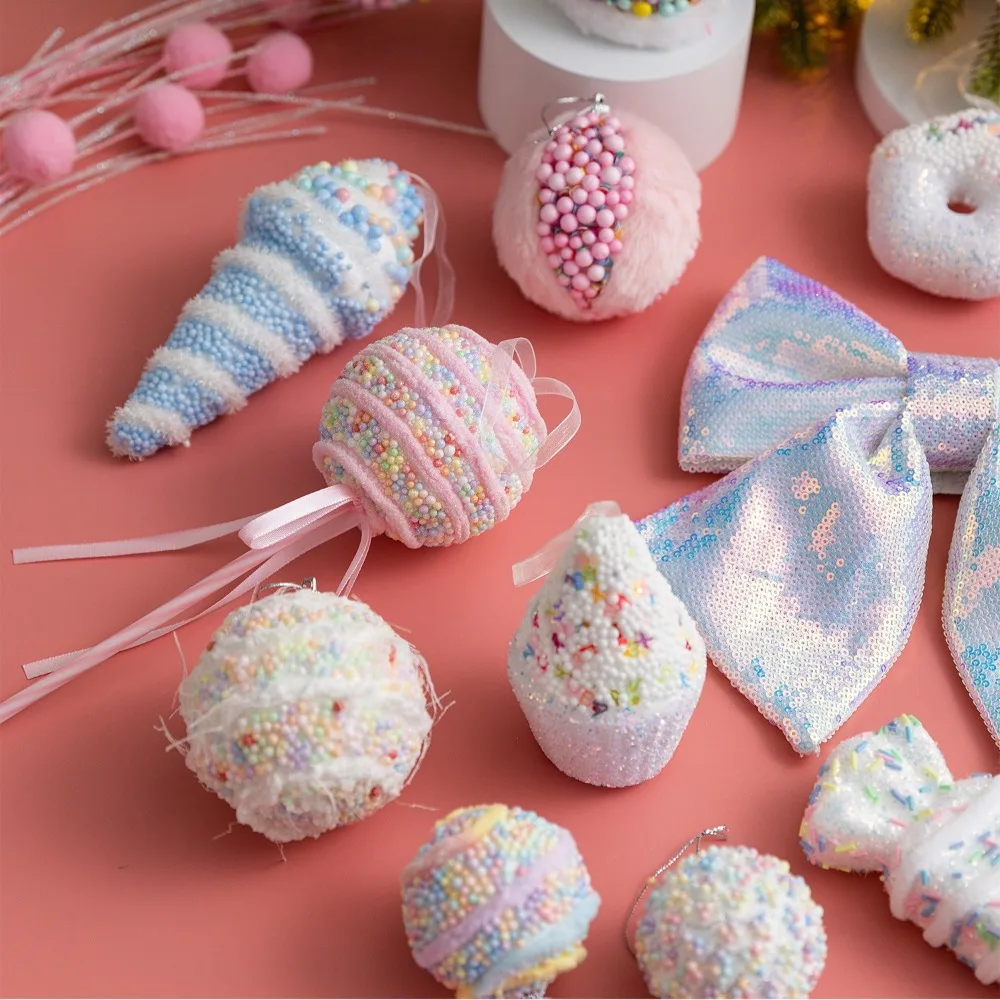 Christmas Tree Hanging Pendant Pink Sequin Foam Ball Xmas Tree Top Star Ornaments Decor New Year Gifts Noel Navidad
Christmas Tree Hanging Pendant Pink Sequin Foam Ball Xmas Tree Top Star Ornaments Decor New Year Gifts Noel Navidad