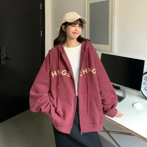 Spring and Autumn Fashion Sweater Jacket Women's Loose and Versatile Long Sleeved Hooded Cardigan Jacket Fashion Women's Wear
Spring and Autumn Fashion Sweater Jacket Women's Loose and Versatile Long Sleeved Hooded Cardigan Jacket Fashion Women's Wear