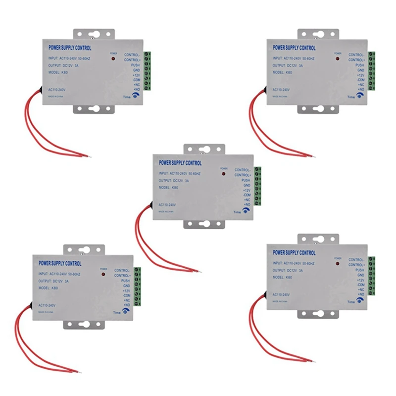 Smart-5X K80 Door Access System Electric Power Supply Control DC 12V 3A Miniature Power/Electric Lock Power
Smart-5X K80 Door Access System Electric Power Supply Control DC 12V 3A Miniature Power/Electric Lock Power