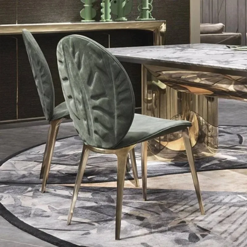 Green Living Room Dining Chairs Lounge Waterproof Kitchen High Ergonomic Chair Nordic Modern Luxury Krzesla Do Jadalni Furniture
Green Living Room Dining Chairs Lounge Waterproof Kitchen High Ergonomic Chair Nordic Modern Luxury Krzesla Do Jadalni Furniture