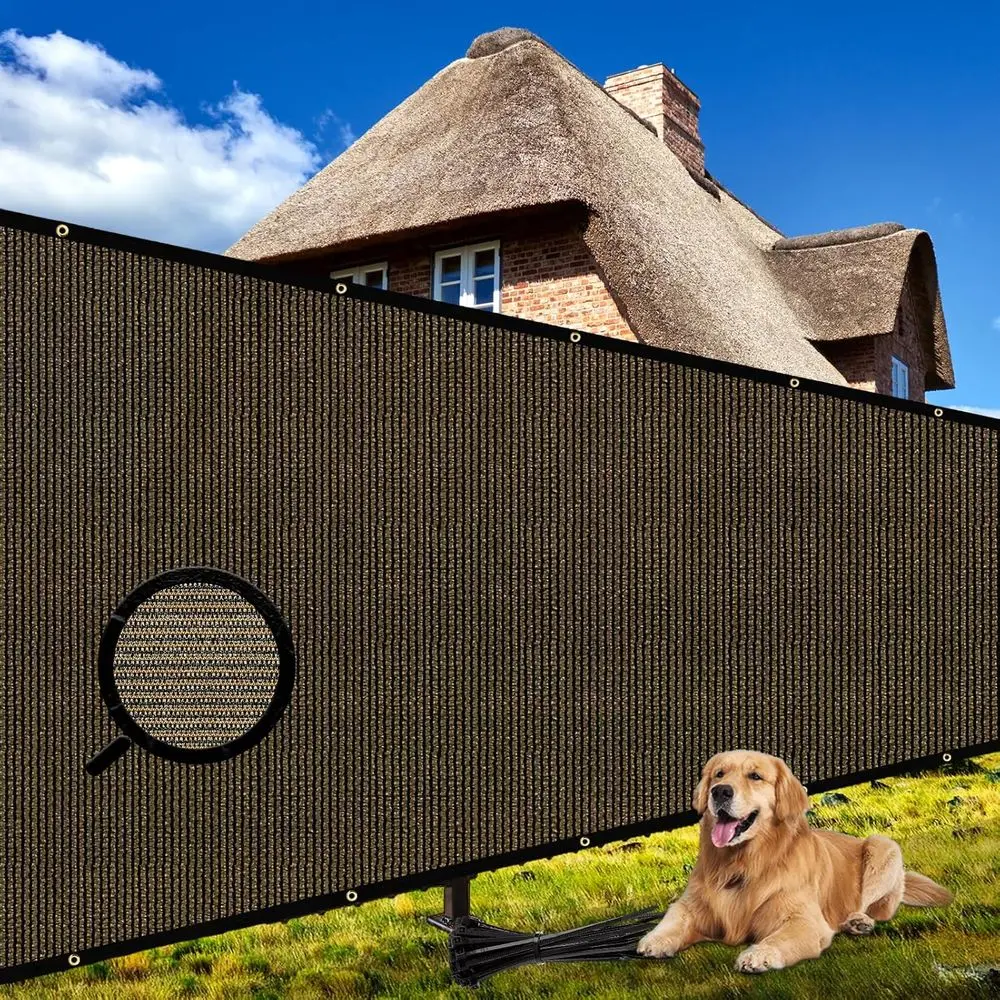 Коричневая сетка для защиты от посторонних глаз (90% затенения), 170 GSM, 3x65 футов, подходит для использования внутри и снаружи помещений, идеально подходит для дома, сада, двора и заднего двора.
Коричневая сетка для защиты от посторонних глаз (90% затенения), 170 GSM, 3x65 футов, подходит для использования внутри и снаружи помещений, идеально подходит для дома, сада, двора и заднего двора.