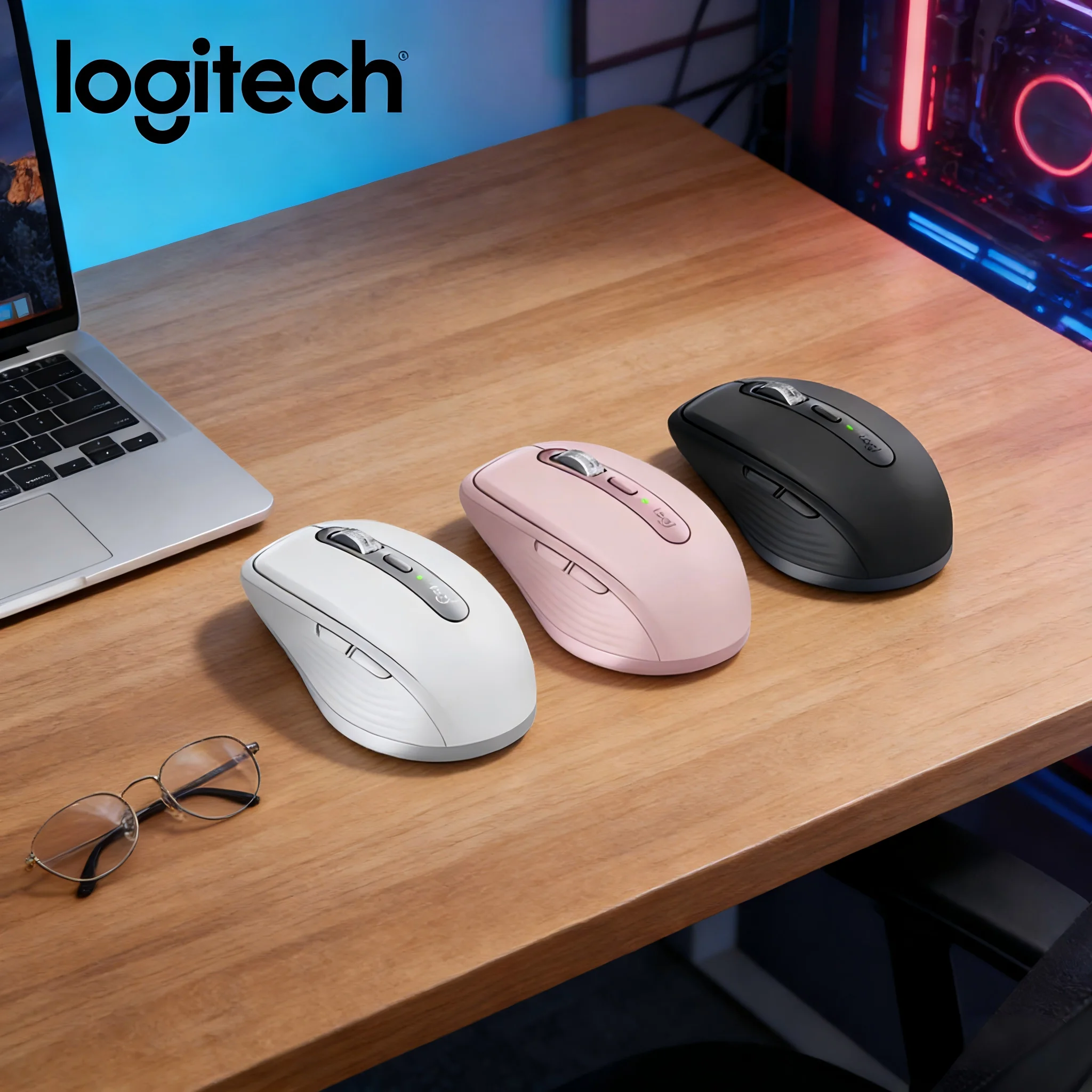 Logitech MX Anywhere 3S Wireless Mouse, Small Compact Design, Long Battery & Lightweight for Business Use