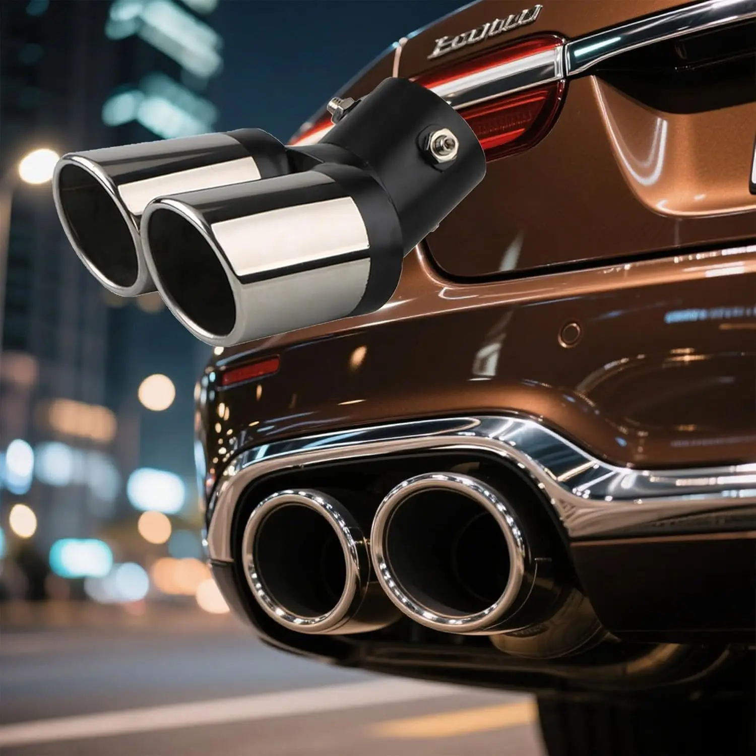 Universal 63mm Black Thickened Stainless Steel Exhaust Pipe Ends Car Muffler Tip Exhaust Pipe Tail Pipe End Double Outlet Bend
Universal 63mm Black Thickened Stainless Steel Exhaust Pipe Ends Car Muffler Tip Exhaust Pipe Tail Pipe End Double Outlet Bend