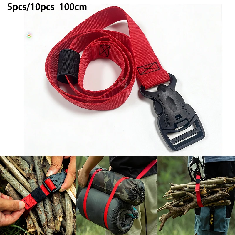 5/10pcs 100cm ortable Cargo Tie Down Luggage Belt Strap Quick Release Buckle Baggage Secure Strap for Camping Hiking
5/10pcs 100cm ortable Cargo Tie Down Luggage Belt Strap Quick Release Buckle Baggage Secure Strap for Camping Hiking