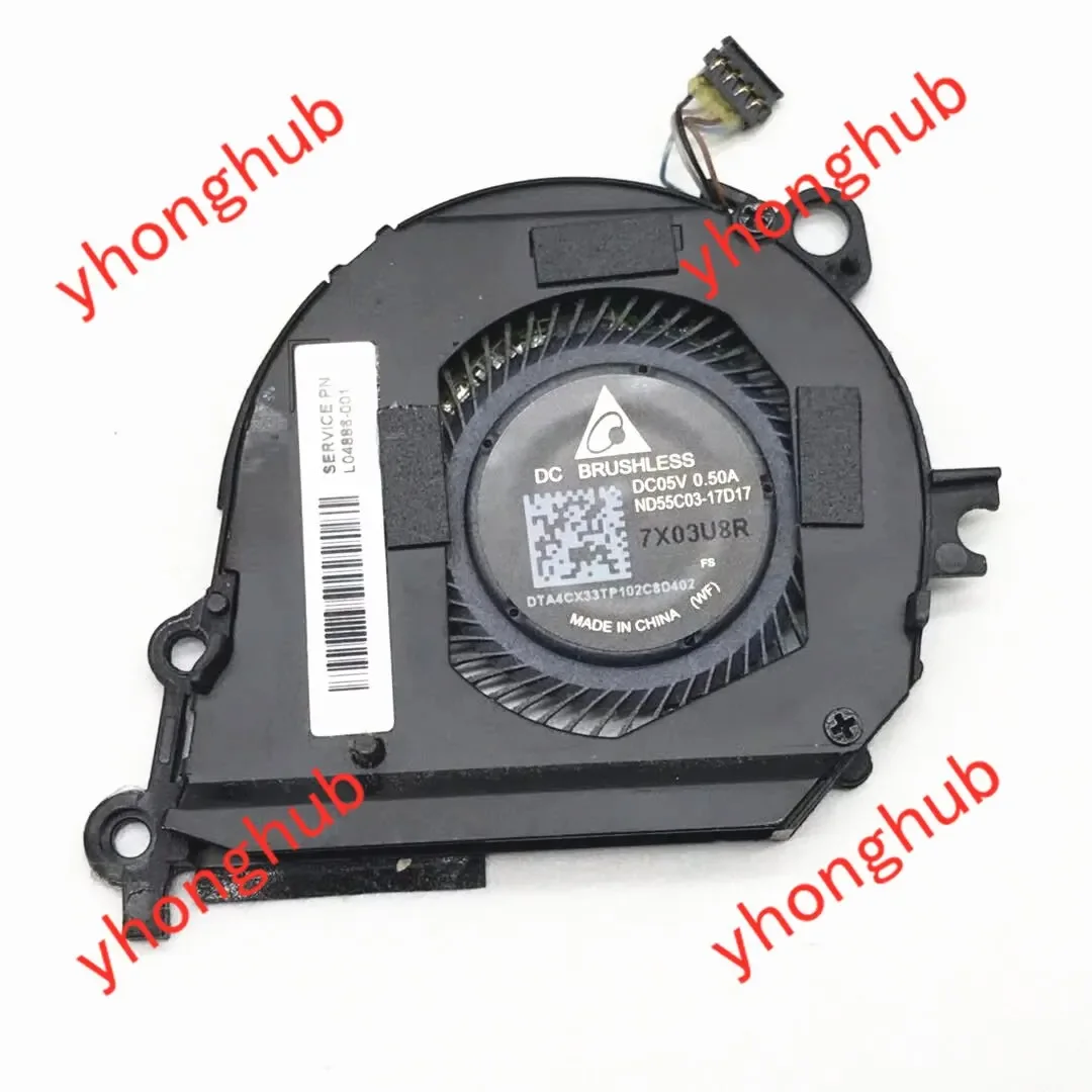 Delta Electronics Spectre x360 13-ae L04886-001 L04885-001 ND55C03 17D17 17D16 5V Серверный охлаждающий вентилятор
Delta Electronics Spectre x360 13-ae L04886-001 L04885-001 ND55C03 17D17 17D16 5V Серверный охлаждающий вентилятор