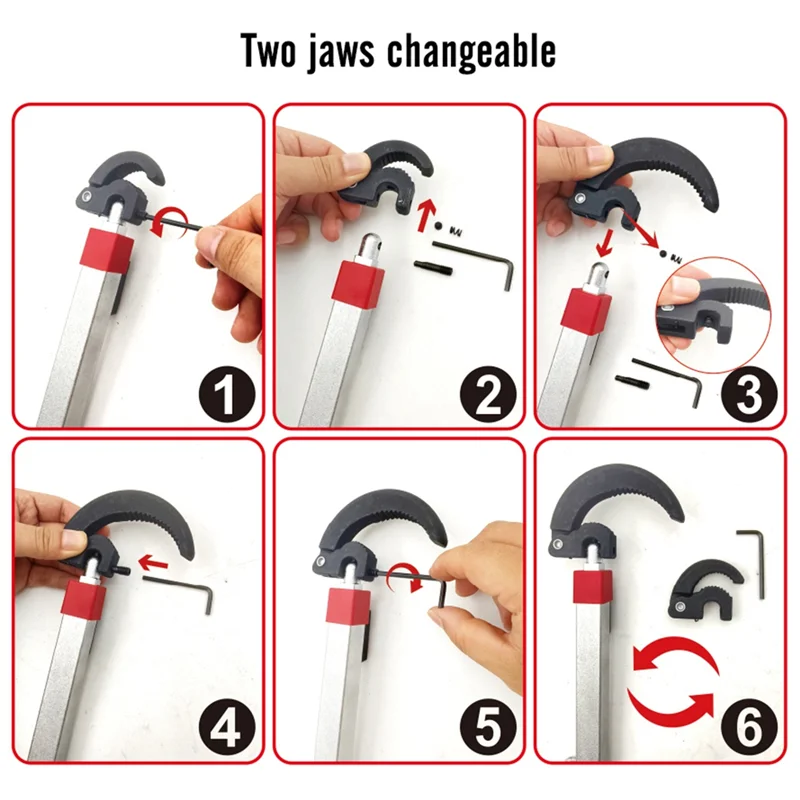 Most-Telescoping Basin Wrench,1-1/4In To 2-1/2In Jaw Capacity And 10To 17In Extendable Handle,Basin Wrench Sink Faucet Wrench
Most-Telescoping Basin Wrench,1-1/4In To 2-1/2In Jaw Capacity And 10To 17In Extendable Handle,Basin Wrench Sink Faucet Wrench