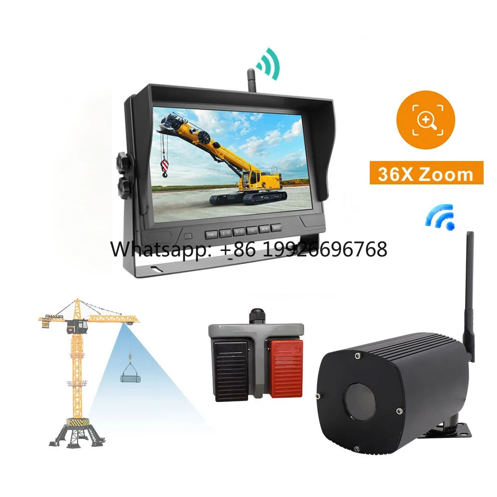 30X Zoom Wireless 500m Transmitting Tower Crane Camera Monitor System for Blind Spot Monitoring for Construction Device
30X Zoom Wireless 500m Transmitting Tower Crane Camera Monitor System for Blind Spot Monitoring for Construction Device