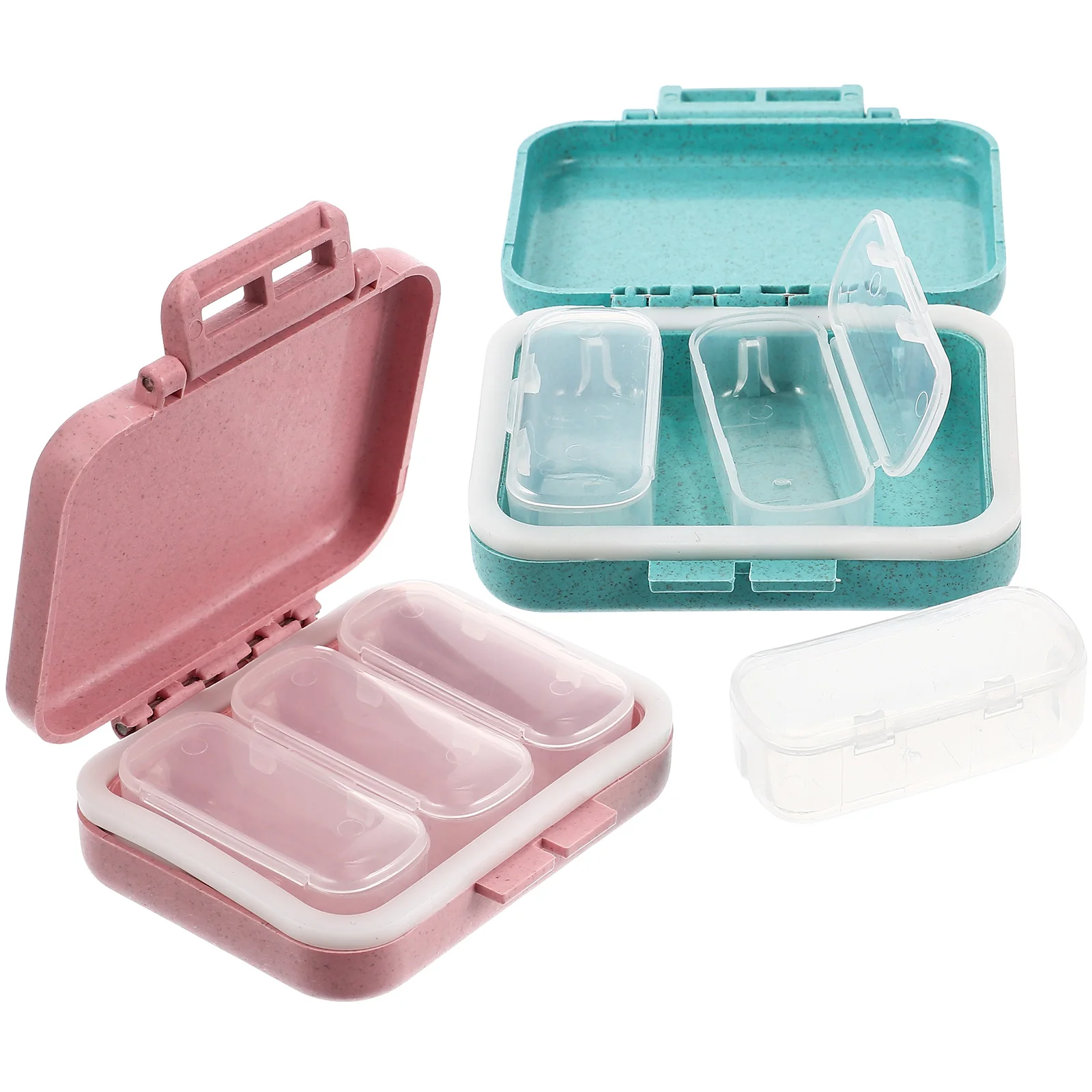 2pcs Pill Box Medicine Organizer Tablets Vitamin Container Daily Storage Dispenser Sealed Case Travel Household
2pcs Pill Box Medicine Organizer Tablets Vitamin Container Daily Storage Dispenser Sealed Case Travel Household