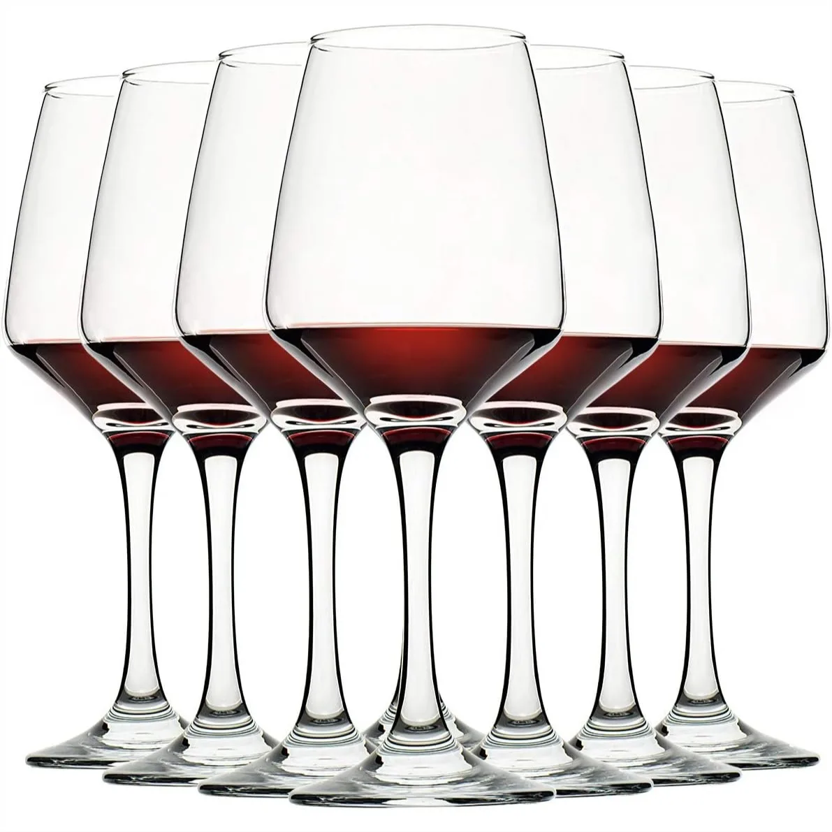 Wine Glasses Set of 8, 12oz Clear Glassware with Angled Design for Everyday Use
Wine Glasses Set of 8, 12oz Clear Glassware with Angled Design for Everyday Use