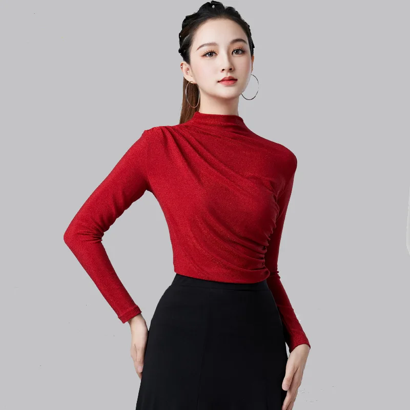 customized dance practice outfit top Latin dance slim fit long sleeved adult dancer modern dance body suit ballroom dress
customized dance practice outfit top Latin dance slim fit long sleeved adult dancer modern dance body suit ballroom dress