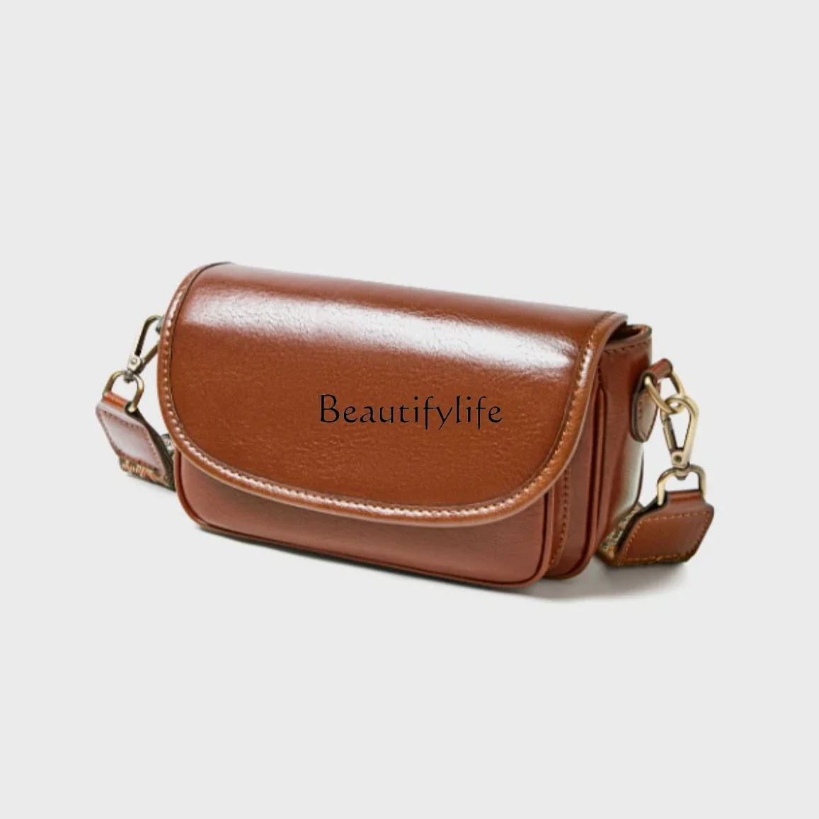 Genuine Leather Messenger Bag for Women, Small Square Bag, One Shoulder, High Grade, Autumn and Winter
Genuine Leather Messenger Bag for Women, Small Square Bag, One Shoulder, High Grade, Autumn and Winter