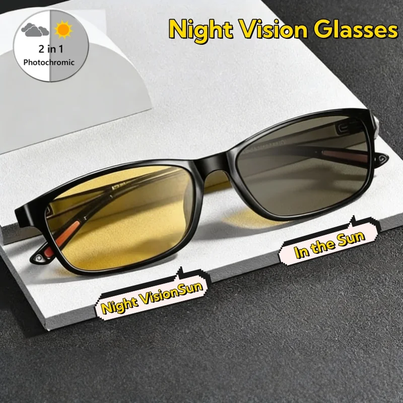 Driving Special Photochromic Night Vision Glasses Anti Strong Light Anti Far Use Both Day and Night High-definition Eyewear
Driving Special Photochromic Night Vision Glasses Anti Strong Light Anti Far Use Both Day and Night High-definition Eyewear