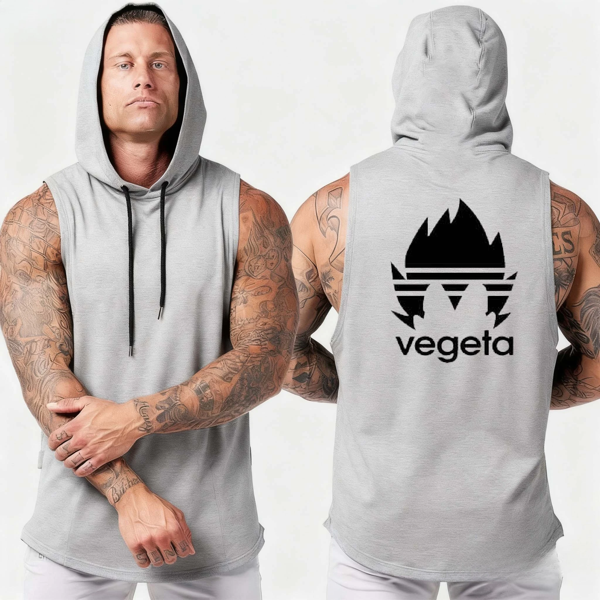 Bandai Dragon Ball Vegeta тренировочная толстовка без рукавов с принтом осень-зима мужская дышащая впитывающая влагу топ для фитнеса на шнурке
Bandai Dragon Ball Vegeta тренировочная толстовка без рукавов с принтом осень-зима мужская дышащая впитывающая влагу топ для фитнеса на шнурке