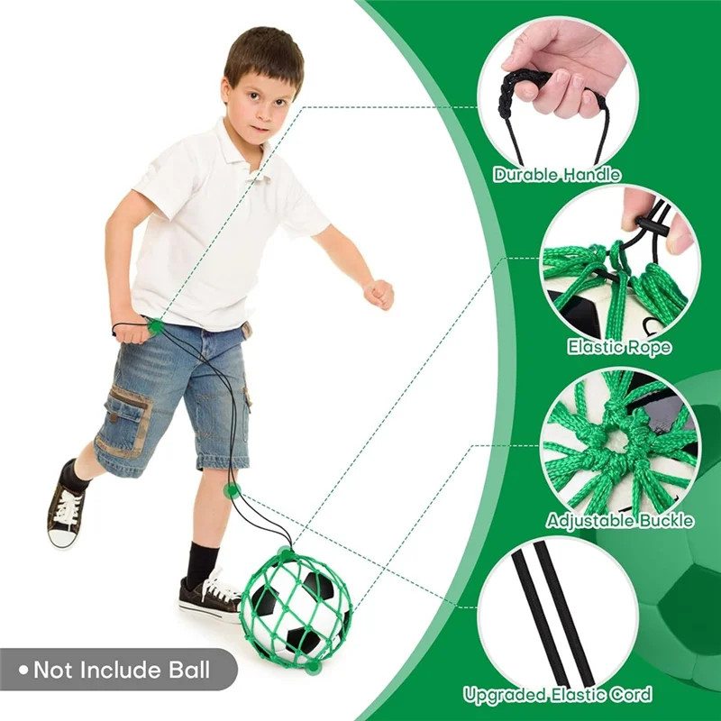 B06C-2PCS Football Kick Trainer Soccer Ball Net Kicker, For Ball Size 3, 4, 5, Solo Soccer Kick Practice Training Aid
B06C-2PCS Football Kick Trainer Soccer Ball Net Kicker, For Ball Size 3, 4, 5, Solo Soccer Kick Practice Training Aid