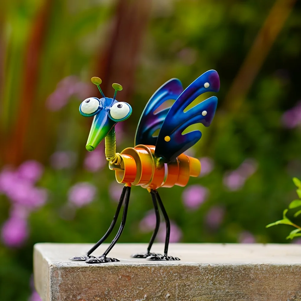 Metal Garden Insect Statue Standing Grasshopper Backyard Ornaments Mini Sculpture for Lawn Patio Art Decoration Gardening Gift
Metal Garden Insect Statue Standing Grasshopper Backyard Ornaments Mini Sculpture for Lawn Patio Art Decoration Gardening Gift