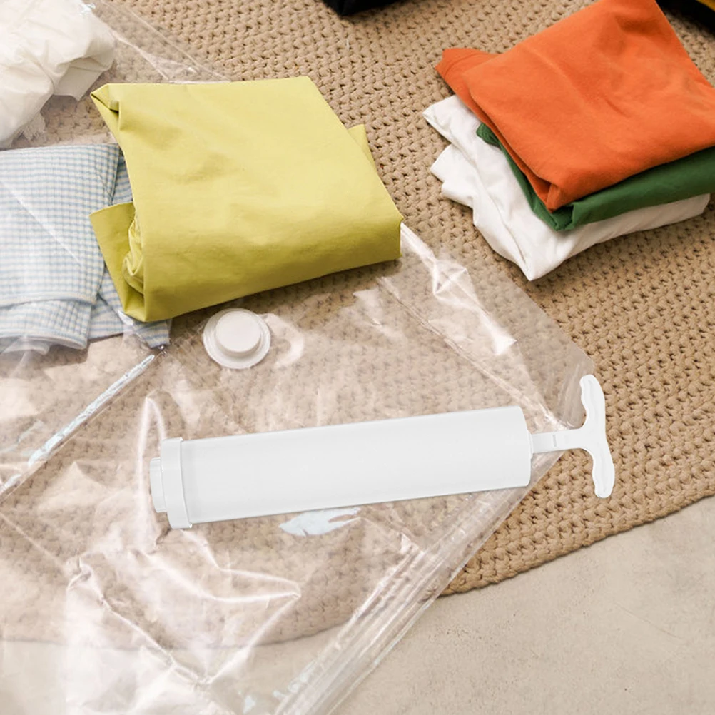 2pcs Manual Pump for Storage Bags Spacesaving Vacuum Seal Pump PVC Portable Clothes Compressor Mattress
2pcs Manual Pump for Storage Bags Spacesaving Vacuum Seal Pump PVC Portable Clothes Compressor Mattress