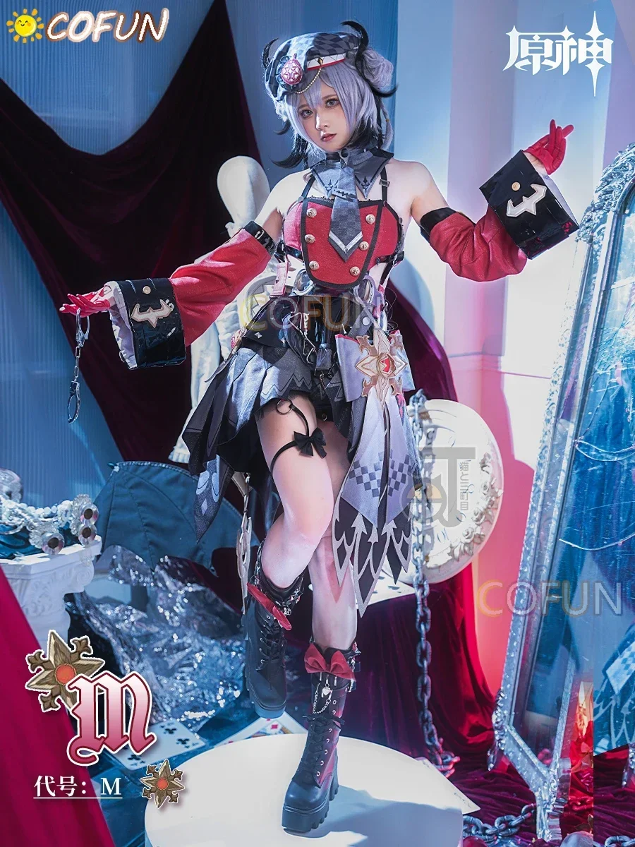 COFUN Game Genshin Impact Fontaine Witch M Cosplay Costume Halloween Outfits Game Clothing Women Anime Dress
COFUN Game Genshin Impact Fontaine Witch M Cosplay Costume Halloween Outfits Game Clothing Women Anime Dress
