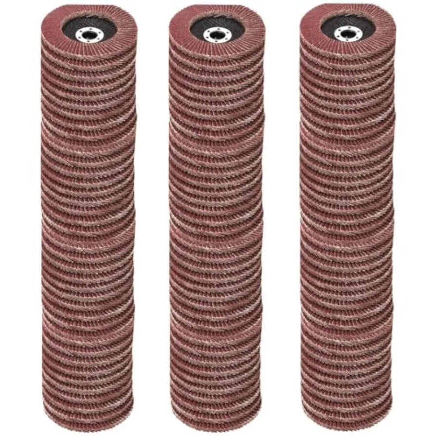 Flap Discs 120 PCS 4.5 Inch - 90 Pcs 40 Grit 10Pcs 60 Grit 10 Pcs 80 Grit 10 Pcs 120 Grit Grinding Discs 4 1/2 Assorted Sanding
Flap Discs 120 PCS 4.5 Inch - 90 Pcs 40 Grit 10Pcs 60 Grit 10 Pcs 80 Grit 10 Pcs 120 Grit Grinding Discs 4 1/2 Assorted Sanding
