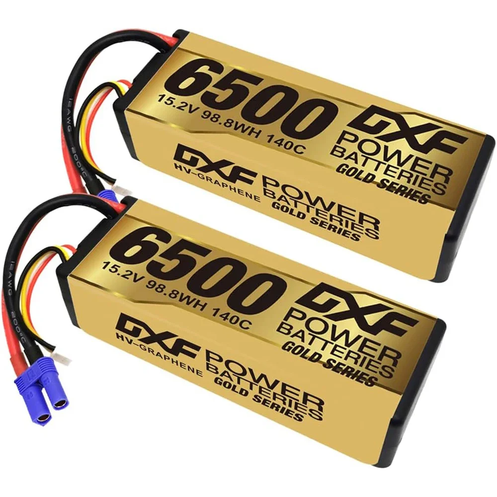DXF 4S Lipo аккумулятор 15,2 В 140C 6500 мАч EC5 разъем жесткий чехол LCG для 1/8 багги графеновые тригги внедорожный автомобиль лодка грузовик RACING
DXF 4S Lipo аккумулятор 15,2 В 140C 6500 мАч EC5 разъем жесткий чехол LCG для 1/8 багги графеновые тригги внедорожный автомобиль лодка грузовик RACING